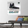 NHL San Jose Sharks - Drip Skate 21 Wall Poster with Pushpins view 2