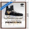 Trends International NHL Pittsburgh Penguins - Drip Skate 21 Wall Poster, 22.375" x 34", Mahogany Framed Version view 3