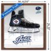 Trends International NHL Winnipeg Jets - Drip Skate 21 Wall Poster, 14.725" x 22.375", Mahogany Framed Version view 3
