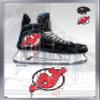 Trends International NHL New Jersey Devils - Drip Skate 21 Wall Poster, 22.375" x 34", Silver Framed Version view 1