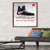 Trends International NHL Detroit Red Wings - Drip Skate 21 Wall Poster, 22.375" x 34", Mahogany Framed Version view 2