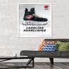 Trends International NHL Carolina Hurricanes - Drip Skate 21 Wall Poster, 22.375" x 34", White Framed Version view 2