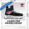 Trends International NHL Carolina Hurricanes - Drip Skate 21 Wall Poster, 22.375" x 34", White Framed Version view 3