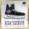 Trends International NHL Columbus Blue Jackets - Drip Skate 21 Wall Poster, 22.375" x 34", Gold Framed Version view 1