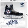 Trends International NHL Winnipeg Jets - Drip Skate 21 Wall Poster, 22.375" x 34", Poster & Clip Bundle view 3