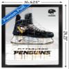 Trends International NHL Pittsburgh Penguins - Drip Skate 21 Wall Poster, 14.725" x 22.375", Black Framed Version view 3