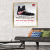 Trends International NHL Detroit Red Wings - Drip Skate 21 Wall Poster, 22.375" x 34", Gold Framed Version view 2