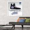 Trends International NHL Winnipeg Jets - Drip Skate 21 Wall Poster, 22.375" x 34", White Framed Version view 2