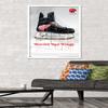 Trends International NHL Detroit Red Wings - Drip Skate 21 Wall Poster, 22.375" x 34", White Framed Version view 2