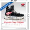 Trends International NHL Detroit Red Wings - Drip Skate 21 Wall Poster, 22.375" x 34", White Framed Version view 3