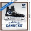 Trends International NHL Vancouver Canucks - Drip Skate 21 Wall Poster, 22.375" x 34", Mahogany Framed Version view 3