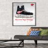 Trends International NHL Detroit Red Wings - Drip Skate 21 Wall Poster, 22.375" x 34", Barnwood Framed Version view 2