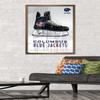 Trends International NHL Columbus Blue Jackets - Drip Skate 21 Wall Poster, 22.375" x 34", Bronze Framed Version view 2
