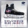 Trends International NHL Columbus Blue Jackets - Drip Skate 21 Wall Poster, 22.375" x 34", Silver Framed Version view 1
