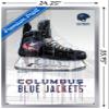 Trends International NHL Columbus Blue Jackets - Drip Skate 21 Wall Poster, 22.375" x 34", Silver Framed Version view 3