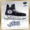 Trends International NHL Winnipeg Jets - Drip Skate 21 Wall Poster, 14.725" x 22.375", Gold Framed Version view 1