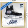 Trends International NHL Winnipeg Jets - Drip Skate 21 Wall Poster, 14.725" x 22.375", Gold Framed Version view 3