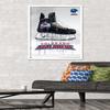 Trends International NHL Colorado Avalanche - Drip Skate 21 Wall Poster, 22.375" x 34", White Framed Version view 2