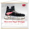 Trends International NHL Detroit Red Wings - Drip Skate 21 Wall Poster, 22.375" x 34", Premium Print and Beechwood Hanger Bundle view 1