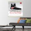 Trends International NHL Detroit Red Wings - Drip Skate 21 Wall Poster, 22.375" x 34", Premium Print and Beechwood Hanger Bundle view 2