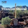 Near Zero Titanium Survival Shovel, Compact Ultralight Collapsible Camping & Backpacking Tool, Sharpened Edge for Chopping, Multi-Function Outdoor Gear view 2
