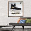 Trends International NHL Pittsburgh Penguins - Drip Skate 21 Wall Poster, 22.375" x 34", Bronze Framed Version view 2