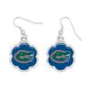 Heart Enterprises Florida Gators Hazel Silver Earrings Jewelry Gift UF, Blue view 1