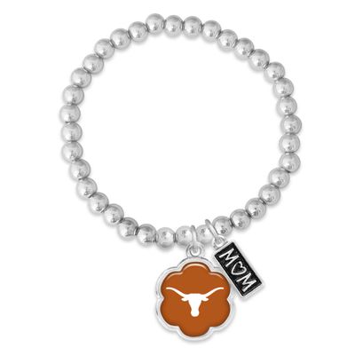 From the Heart Enterprises Texas Longhorns Hazel Mom Charm Bead Stretch Bracelet Jewelry Gift UT