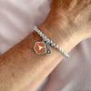 From the Heart Enterprises Texas Longhorns Hazel Mom Charm Bead Stretch Bracelet Jewelry Gift UT view 2