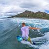 Wavestorm -Soft Top Foam 5'6" Surfboard/Fish Swallow Tail Surfboard for Beginners and All Surfing Levels Youth Complete Set Includes Leash and Multiple Fins, Blue Marble, (AZ22-WSSW560-BLU) view 3