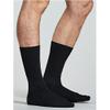 Mens Dress Socks Classic Business Casual Solid Premium Socks (9-11, Black (3 Pairs)) view 3