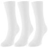 Mens Dress Socks Classic Business Casual Solid Premium Socks (9-11, White (3 Pairs)) view 1