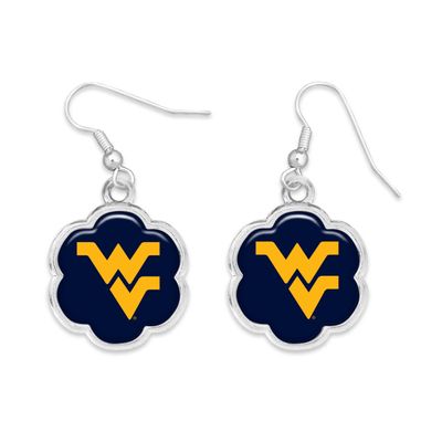 West Virginia Mountaineers Hazel Silver Earrings Jewelry Gift WVU