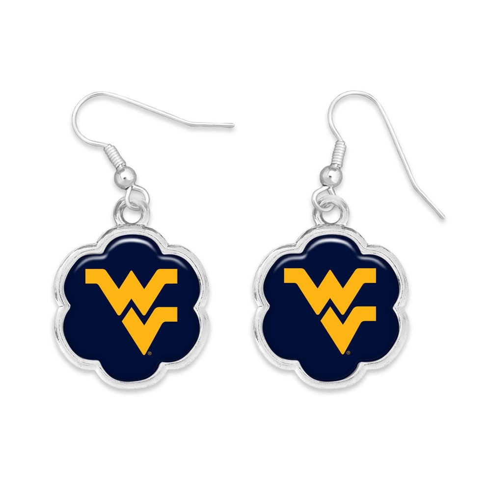 West Virginia Mountaineers Hazel Silver Earrings Jewelry Gift WVU