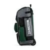 Boombah Rolling Superpack Baseball/Softball Gear Bag - 23-1/2" x 13-1/2" x 9-1/2" - Gray/Dark Green - Telescopic Handle - Holds 4 Bats - Wheeled Version view 4