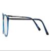 SAV Unisex Tri Focus E2307 Progressive Blue Light Reading Glasses - 3 Focal Points, Blue Light Protection, Flexible Spring Hinge Progressive for Men and Women, Blue Demi, +1.50 view 3