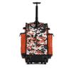 Boombah Rolling Superpack Baseball/Softball Gear Bag - 23-1/2" x 13-1/2" x 9-1/2" - Digital Camo Orange/Black - Telescopic Handle - Holds 4 Bats - Wheeled Version view 2