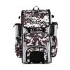 Boombah Rolling Superpack Baseball/Softball Gear Bag - 23-1/2" x 13-1/2" x 9-1/2" - Digital Camo White/Maroon - Telescopic Handle - Holds 4 Bats - Wheeled Version