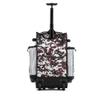 Boombah Rolling Superpack Baseball/Softball Gear Bag - 23-1/2" x 13-1/2" x 9-1/2" - Digital Camo White/Maroon - Telescopic Handle - Holds 4 Bats - Wheeled Version view 2
