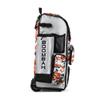 Boombah Rolling Superpack Baseball/Softball Gear Bag - 23-1/2" x 13-1/2" x 9-1/2" - Digital Camo White/Orange - Telescopic Handle - Holds 4 Bats - Wheeled Version view 3