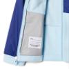Columbia Youth Girls Benton Springs III Overlay Fleece, Spring Blue/Dark Sapphire, XX-Small view 3