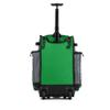 Boombah Rolling Superpack Baseball/Softball Gear Bag - 23-1/2" x 13-1/2" x 9-1/2" - Gray/Kelly Green - Telescopic Handle - Holds 4 Bats - Wheeled Version view 2