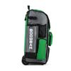 Boombah Rolling Superpack Baseball/Softball Gear Bag - 23-1/2" x 13-1/2" x 9-1/2" - Gray/Kelly Green - Telescopic Handle - Holds 4 Bats - Wheeled Version view 3