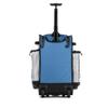 Boombah Rolling Superpack Baseball/Softball Gear Bag - 23-1/2" x 13-1/2" x 9-1/2" - White/Columbia Blue - Telescopic Handle - Holds 4 Bats - Wheeled Version view 2