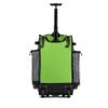 Boombah Rolling Superpack Baseball/Softball Gear Bag - 23-1/2" x 13-1/2" x 9-1/2" - Gray/Lime Green - Telescopic Handle - Holds 4 Bats - Wheeled Version view 2