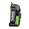 Boombah Rolling Superpack Baseball/Softball Gear Bag - 23-1/2" x 13-1/2" x 9-1/2" - Gray/Lime Green - Telescopic Handle - Holds 4 Bats - Wheeled Version view 3