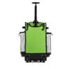 Boombah Rolling Superpack Baseball/Softball Gear Bag - 23-1/2" x 13-1/2" x 9-1/2" - White/Lime Green - Telescopic Handle - Holds 4 Bats - Wheeled Version view 2