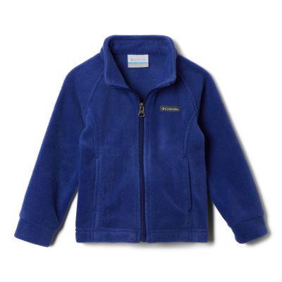 Columbia Girls' Little Benton Springs Fleece Jacket, Dark Sapphire, XX-Small