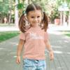 Bold Big Cousin T-Shirts for Girls and Boys Fun Family Outfits White on Peach Shirt Youth Large view 4