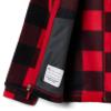 Columbia Youth Boys Zing III Fleece, Mountain Red Check, Small view 3